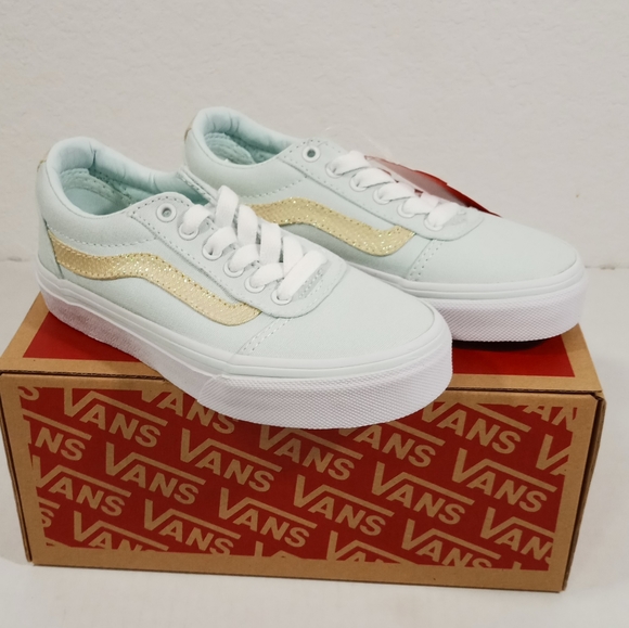 kids vans iridescent